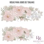 ROSAS PARA JOGOS DE TOALHAS - Imagem 2