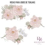 ROSAS PARA JOGOS DE TOALHAS - Imagem 4