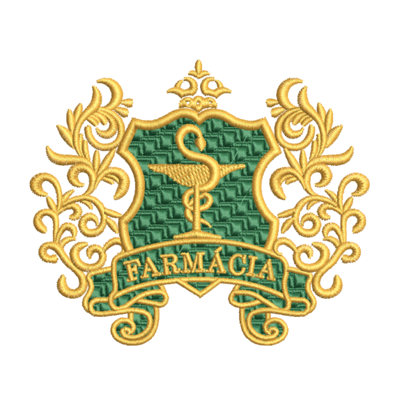 Matriz de Bordado Brasão Farmácia