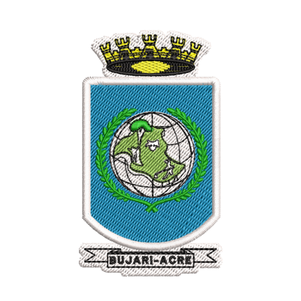 Matriz de Bordado Brasão Bujari-AC