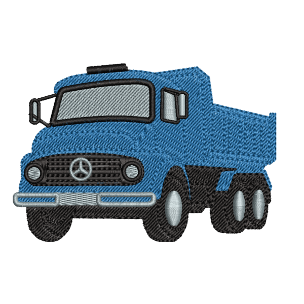 Matriz de Bordado Caminhão Antigo Mercedes Benz