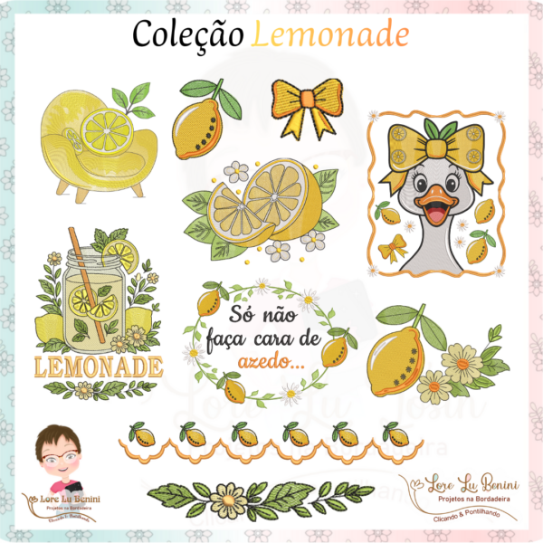 Matriz de Bordado-Coleção Limonade-Limões