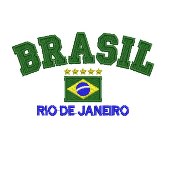 Matriz De Bordado Brasil Rio De Janeiro Cód 01499