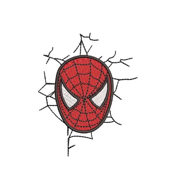 Matriz de Bordado Homem Aranha Cabeça