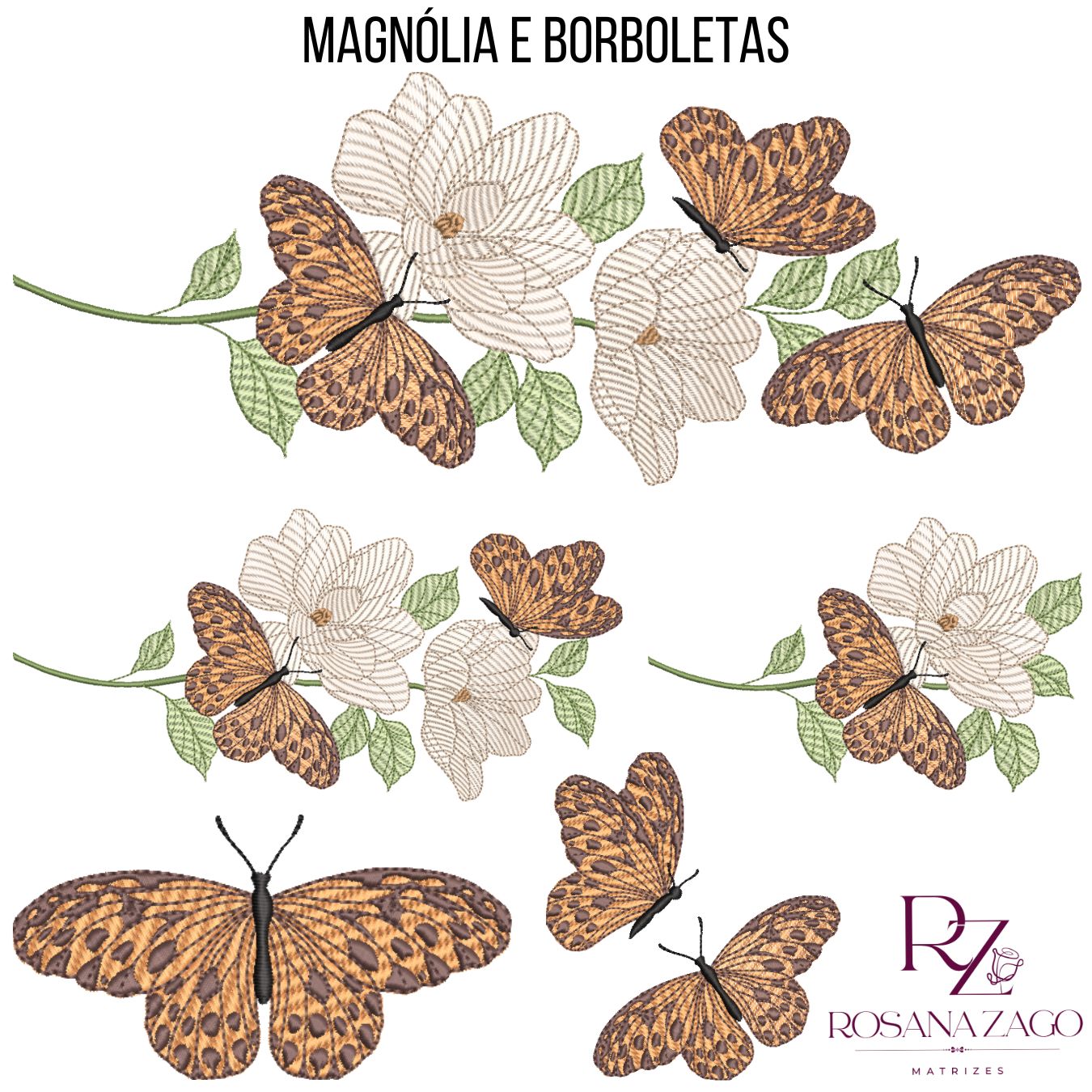 MAGNΓLIA E BORBOLETAS MAGNΓLIA e BORBOLETAS - Image 1
