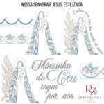 NOSSA SENHORA E JESUS, ESTILIZADA