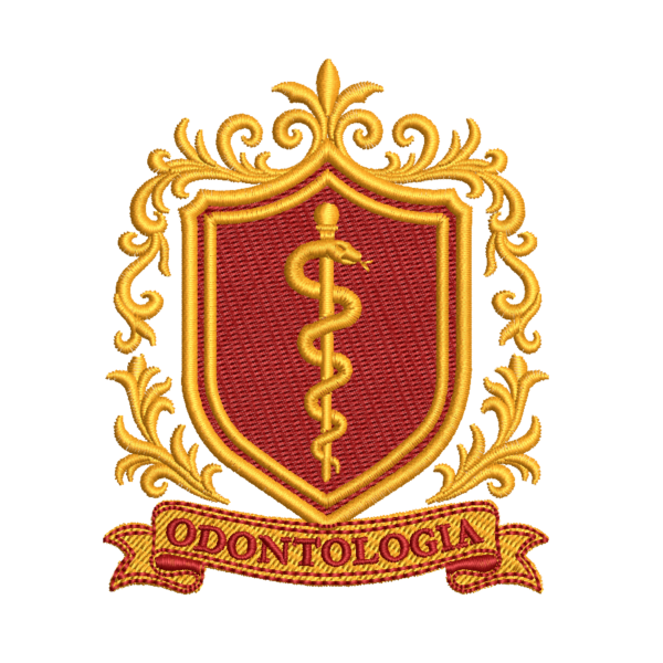 Matriz de Bordado Brasão odontologia