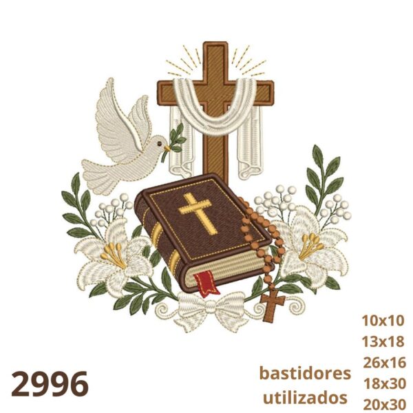 matriz religiosa biblia sagrada e cruz