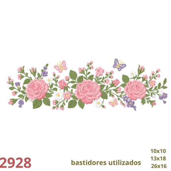 matriz floral rosas