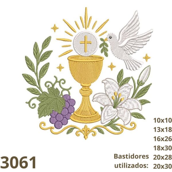 matriz religiosa calice e pomba