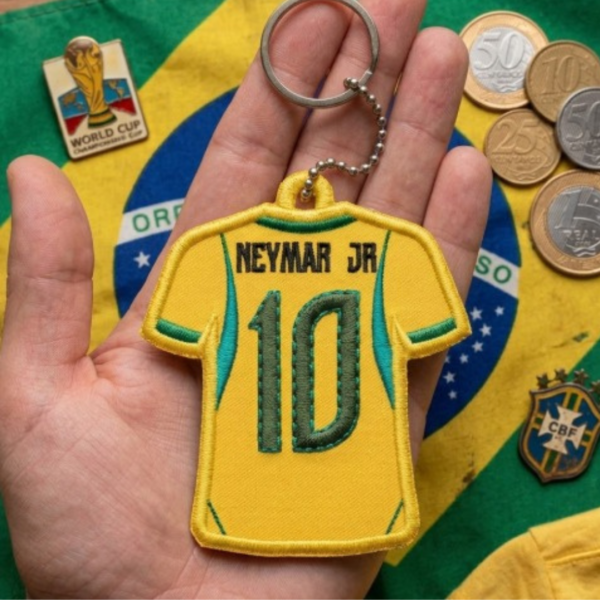Matrizes de Bordado - Coleção Chaveiros Camisas do Brasil (Jogadores)
