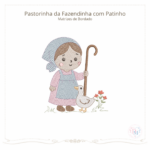 Matrizes de Bordado Pastorinhas da Fazendinha (Pontos Leves) - Imagem 2