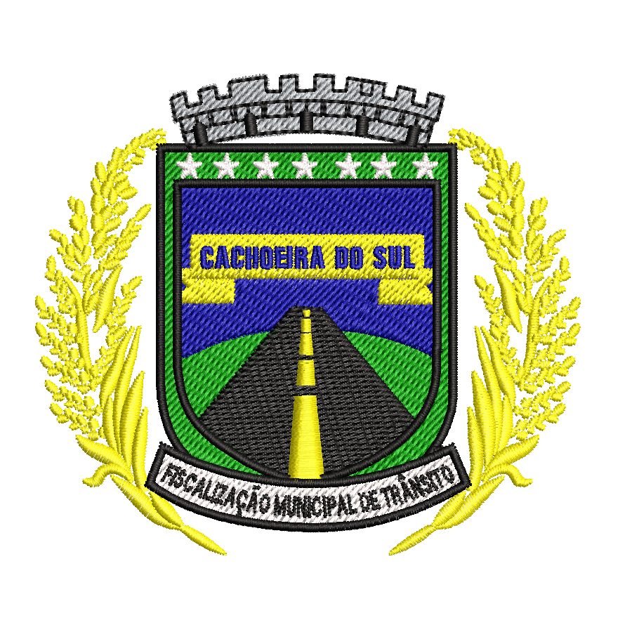 CACHOEIRA DO SUL Matriz de Bordado Fiscalização Municipal de Cachoreira do Sul - Imagem 1