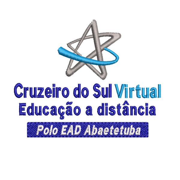Matriz de bordado Cruzeiro do Sul Virtual Polo EAD Abaetetuba
