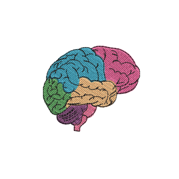 Matriz de Bordado Cerebro Neurologia