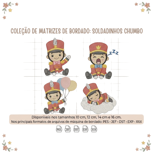 Matriz de Bordado - Soldadinho de Chumbo